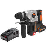 WORX WX380.9C 20Volt 2.0Ah. 2.2J Li - ion Tek Akülü Şarjlı Profesyonel SDS - Plus Pnömatik Kırıcı/Delici - Onivias